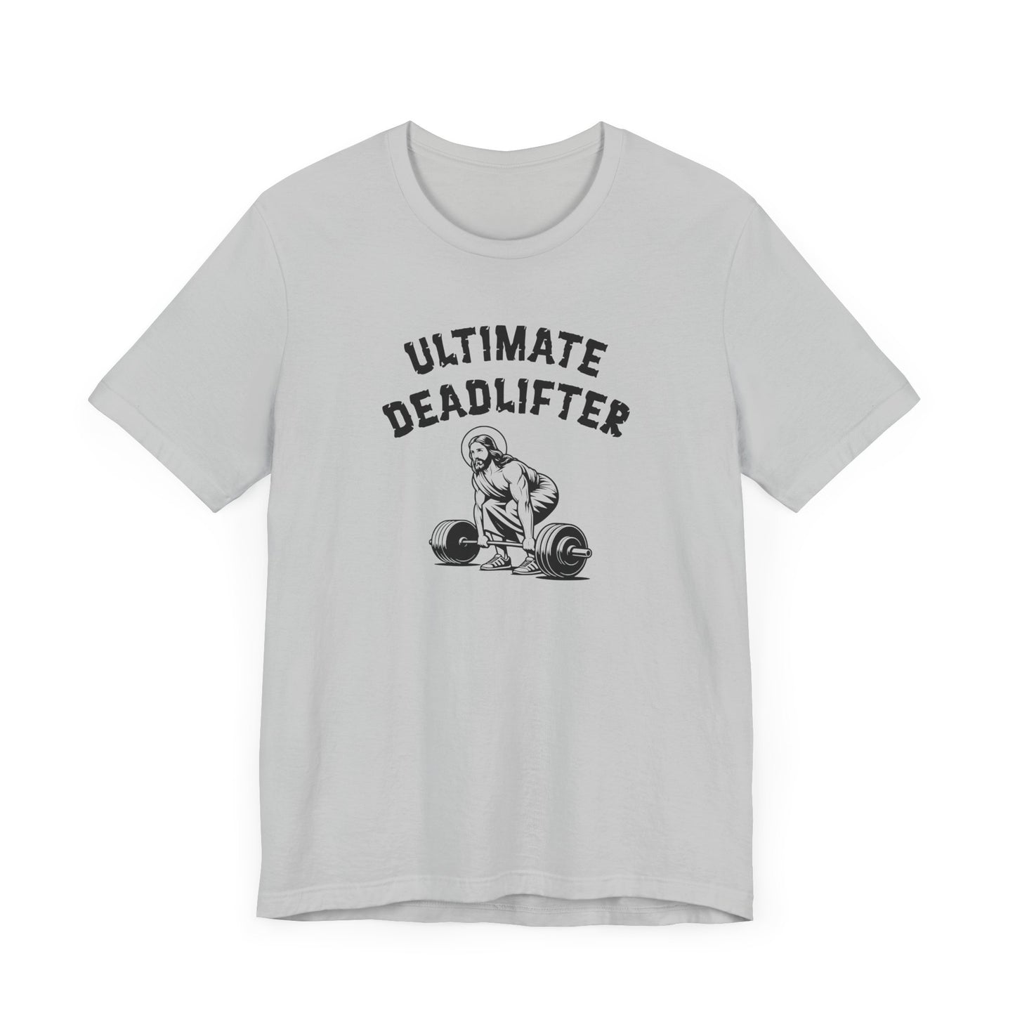 Christian Funny Tee - Ultimate Deadlifter Jesus