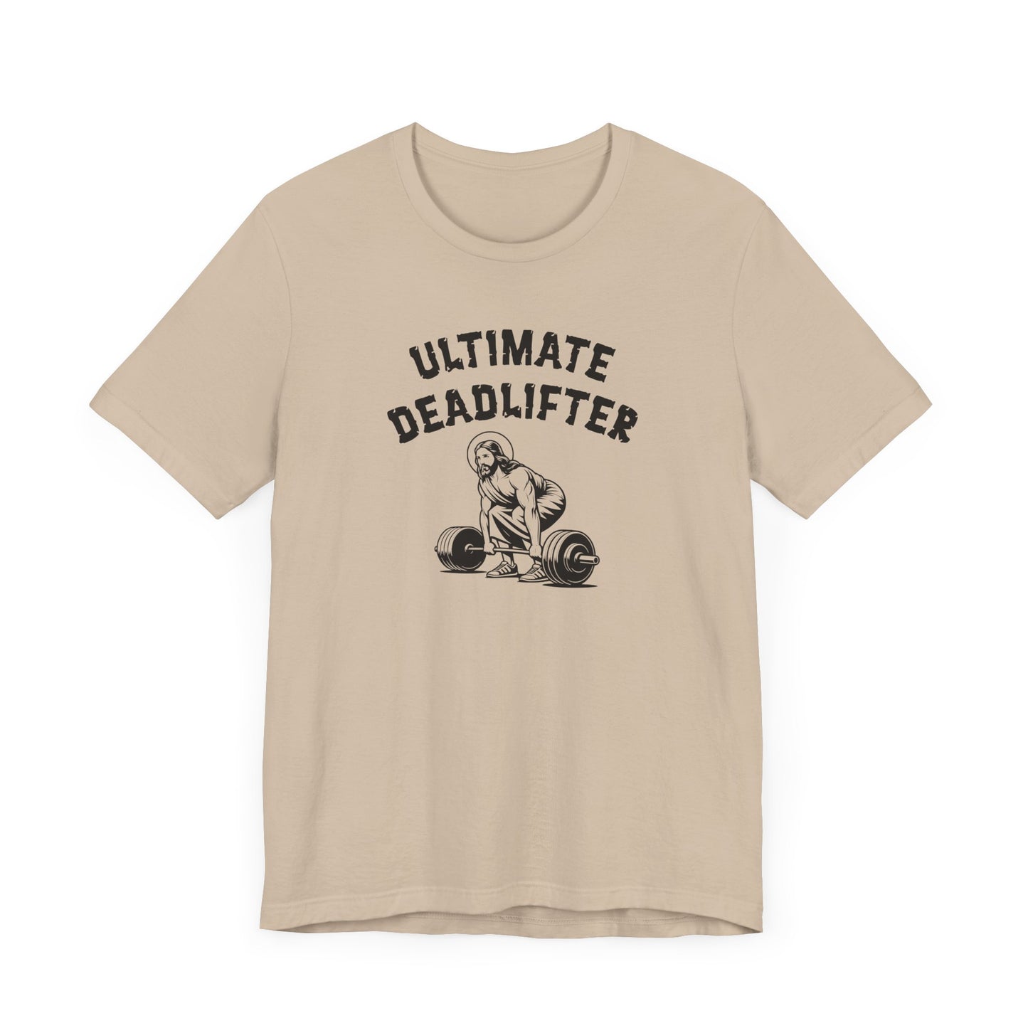 Christian Funny Tee - Ultimate Deadlifter Jesus
