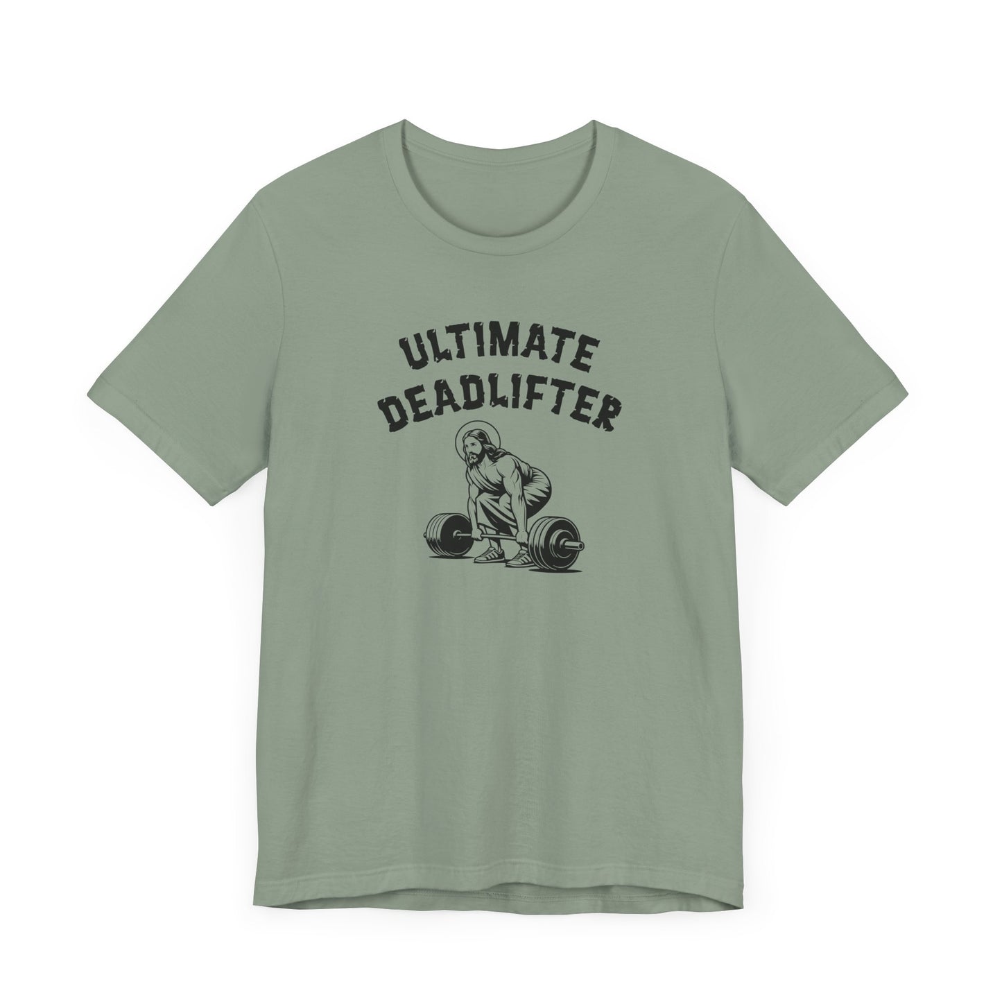 Christian Funny Tee - Ultimate Deadlifter Jesus