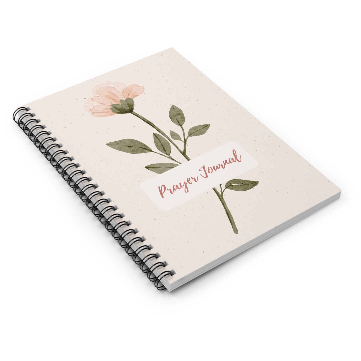 Singular Flower - Lined Prayer Journal