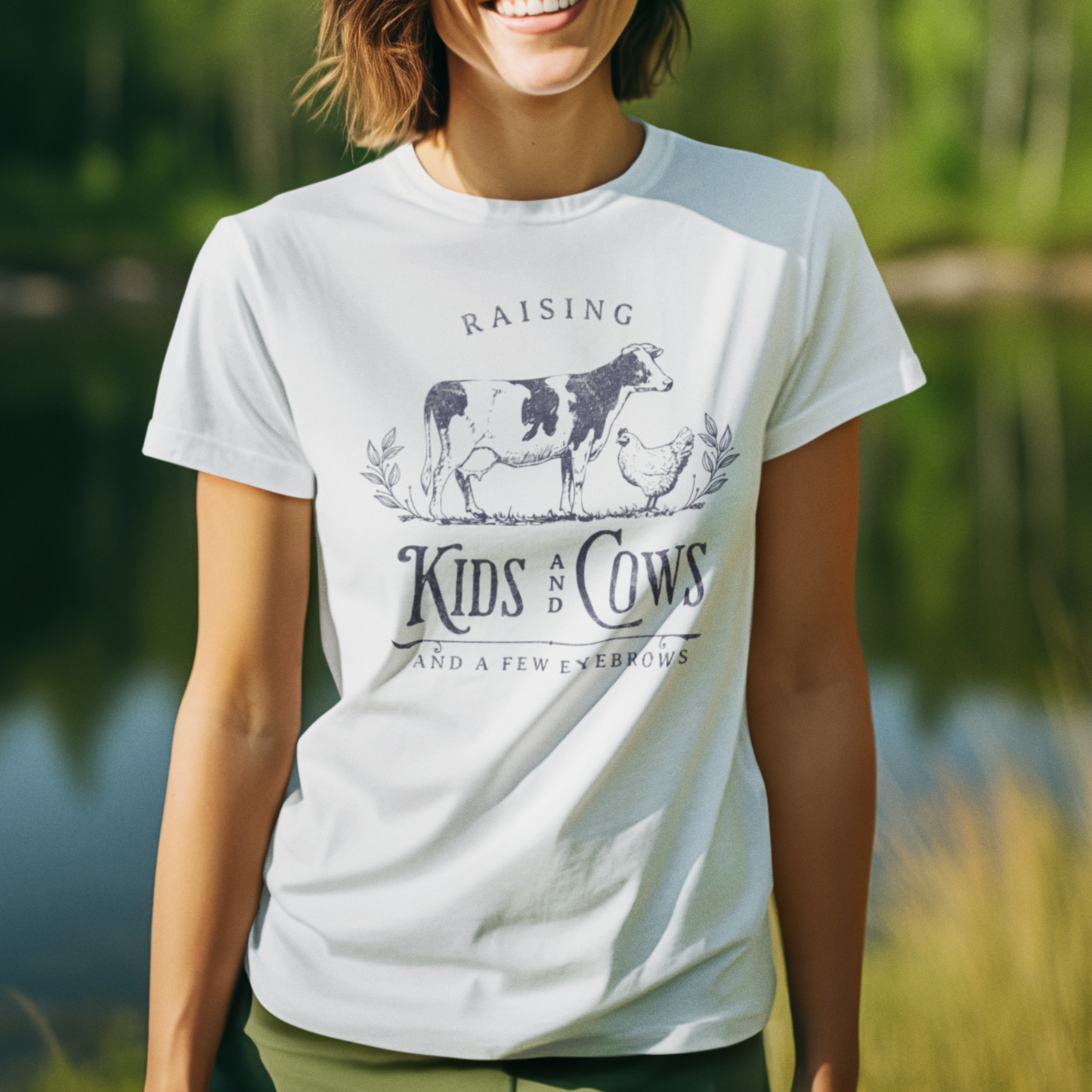 Raising Kids and Cows Unisex Tee - Farm Life Apparel