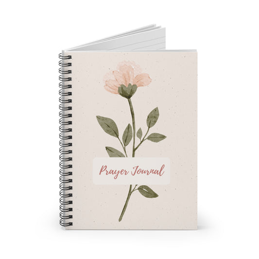 Singular Flower - Lined Prayer Journal