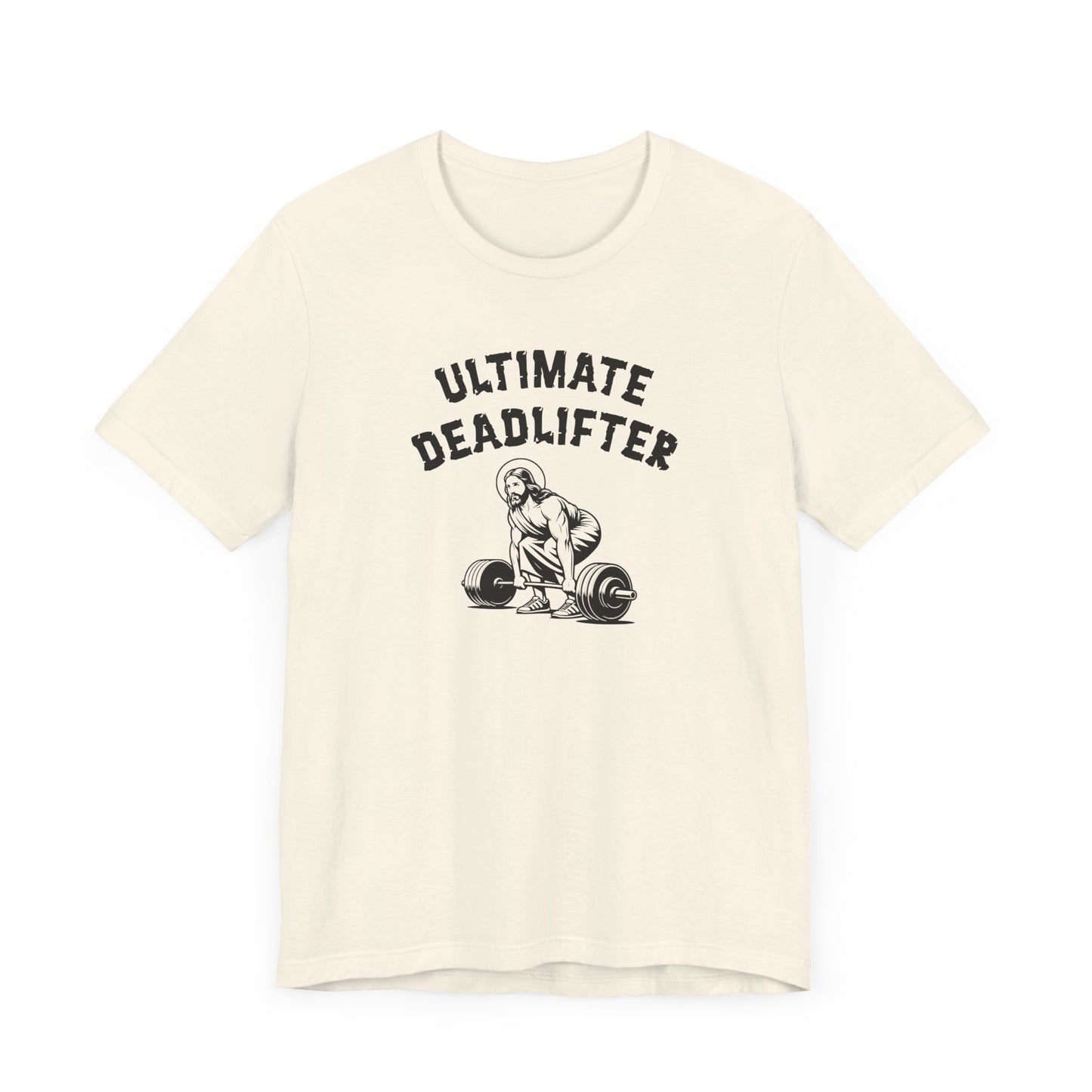 Christian Funny Tee - Ultimate Deadlifter Jesus