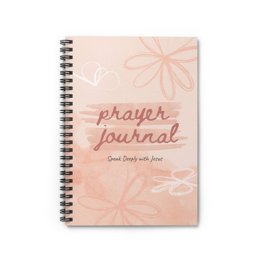 Muted Pink - Spiral Lined Prayer Journal