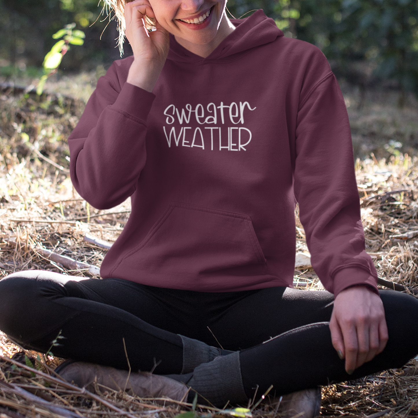 Crewneck Sweatshirt Sweater Weather Cozy Cute Design