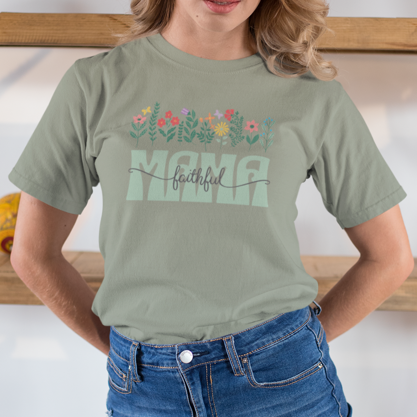 Floral Mama Faithful Tee