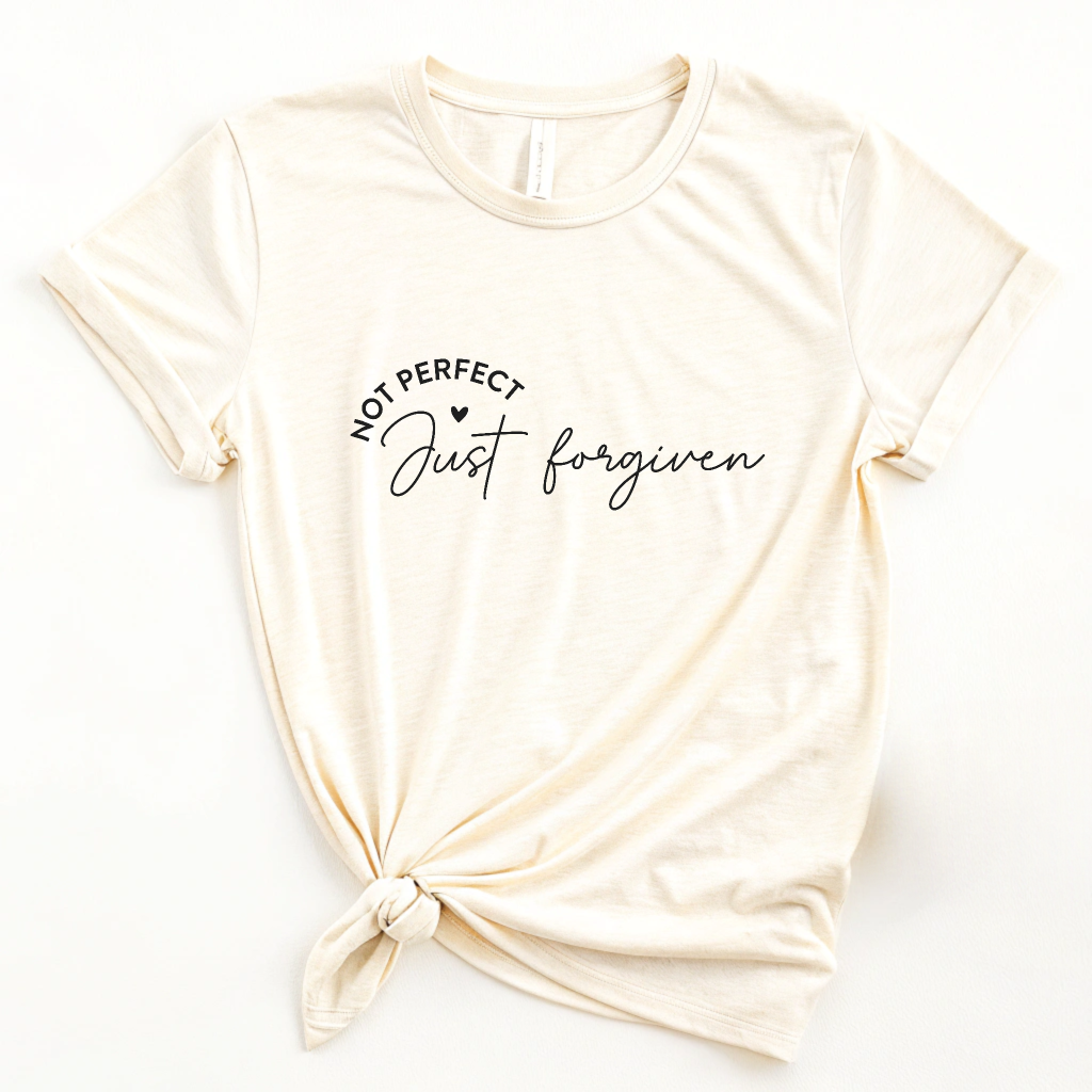 Not Perfect, Just Forgiven - Christian Tee