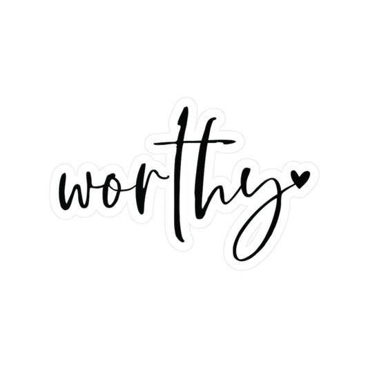Worthy - Christian Sticker