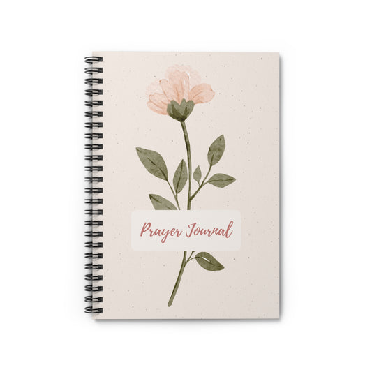 Singular Flower - Lined Prayer Journal